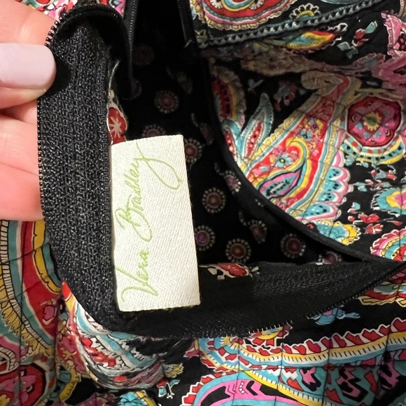 Colorful paisley print vera Bradley large duffel bag - Picture 2 of 6